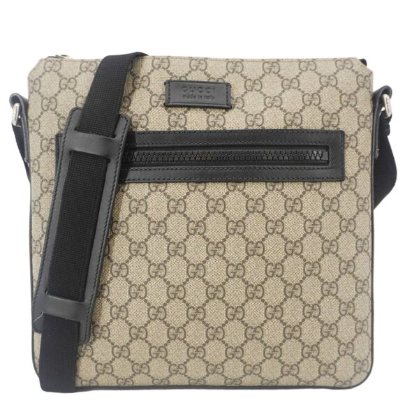 Gucci Front Zip Medium GG Canvas Messenger Bag Beige 406974 - Picture 3 of 16